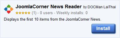 JoomlaCorner News Reader