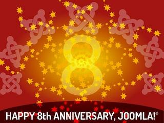 happy 8th anniversary joomla image by @Helvecio