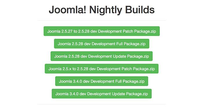 Joomla! Nightly Builds