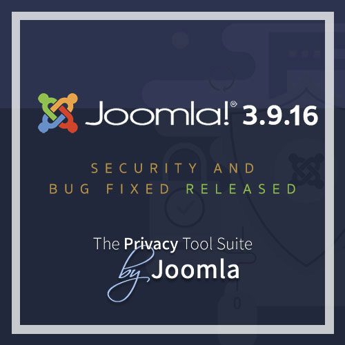 Joomla! 3.9.16 ถูกปล่อยแล้ว