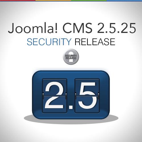 Joomla 2.4.25 Security released