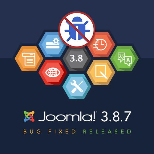 Joomla! 3.8.7 ถูกปล่อยแล้ว