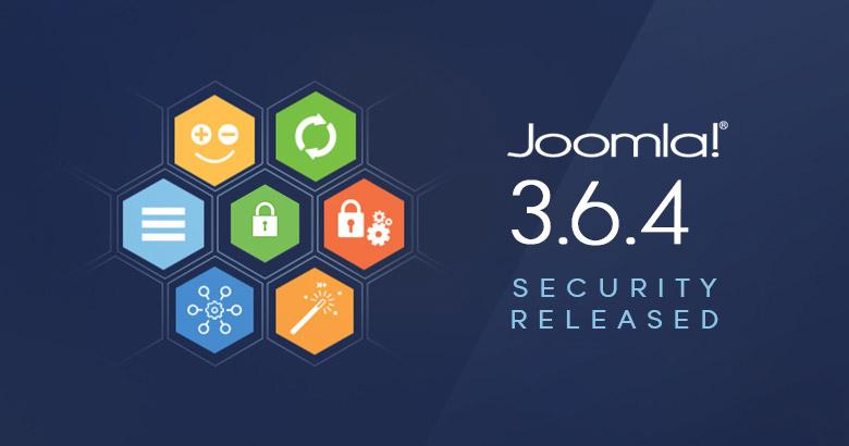 Joomla! 3.6.4 ถูกปล่อยแล้ว