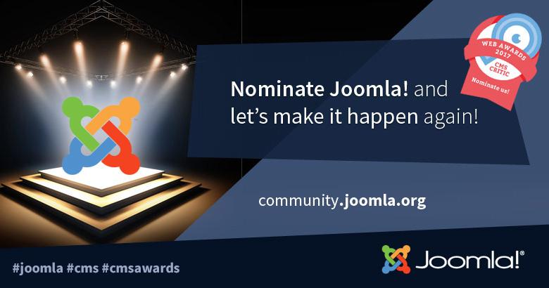 เสนอชื่อ Joomla! เข้าชิง - รางวัล CMS Critic Awards วันนี้ !!