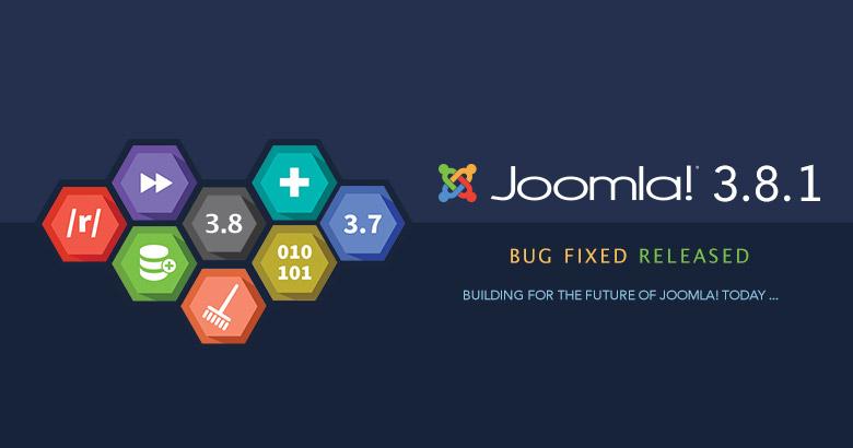 Joomla! 3.8.1 ถูกปล่อยแล้ว
